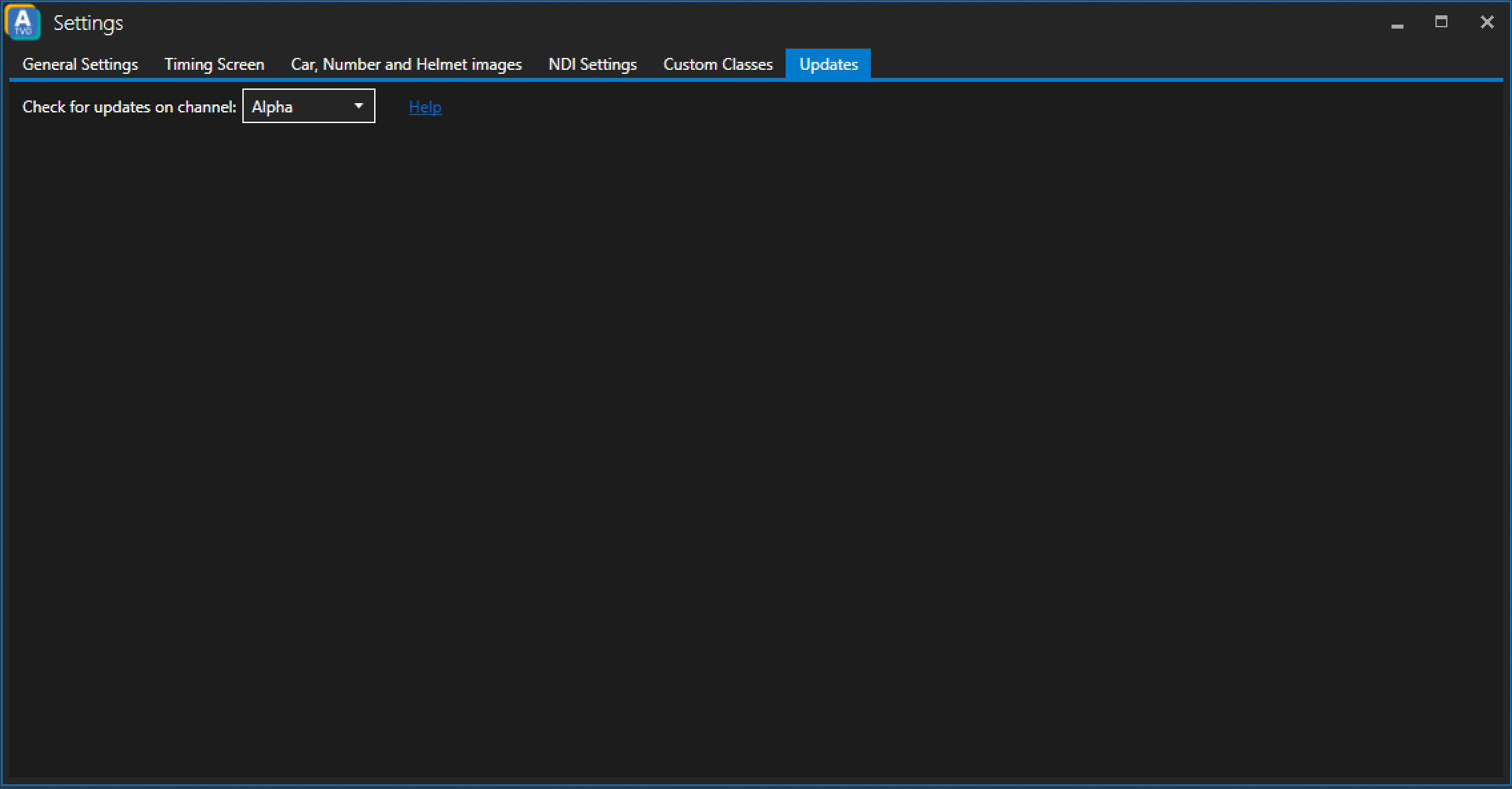 ATVO Updates Settings