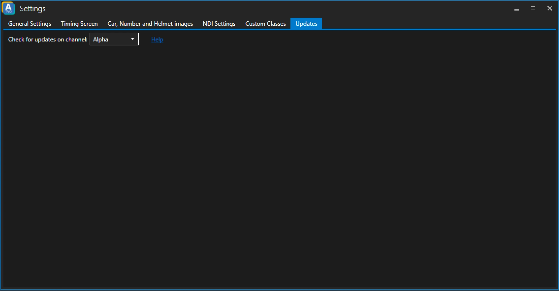 ATVO Updates Settings