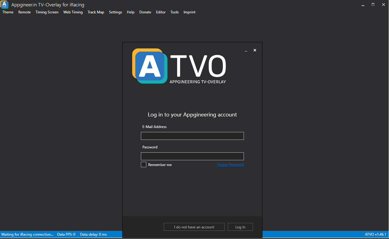 ATVO First Start Login