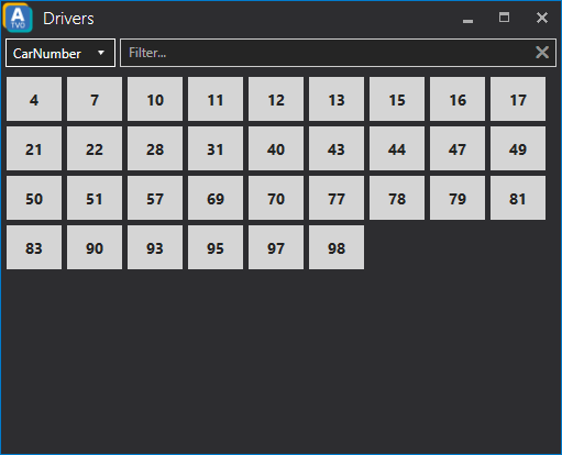 ATVO Timing Screen Drivers Button Box